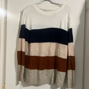 Multi Color Sweater Size 1X